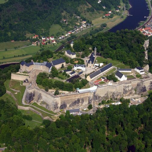 Blick auf die Festung Königstein